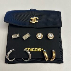 Chico’s earrings -4 pairs